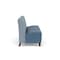 Lesro Siena Armless 3 Seat Tandem Seating No Center Arms, Walnut, RS RainSong Back, MD Titan Seat SN3102 - alternate 3